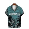 New York Yankees Teal Tropics American Hawaiian Shirt