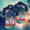 New York Yankees Tropical Birds Paradise Hawaiian Shirt