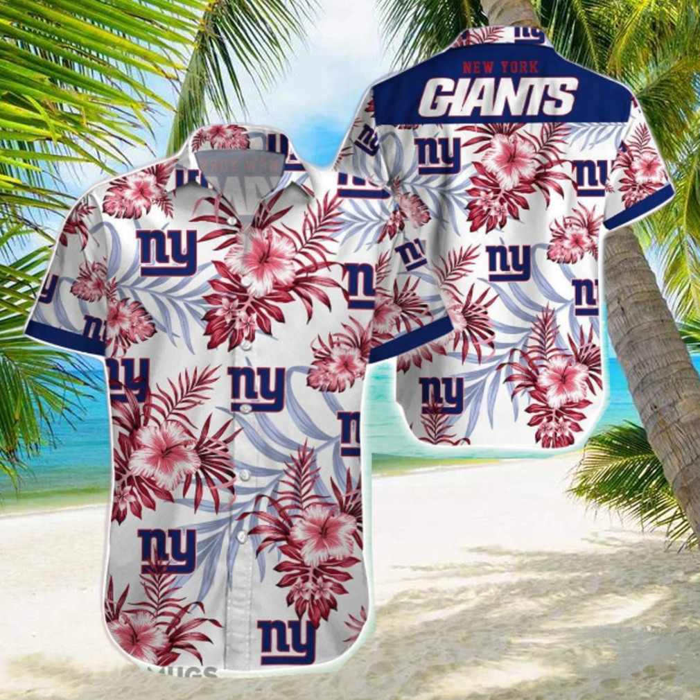 News Yorks Giants Beach Pattern Hawaiian Shirt News Yorks Giants Beach Pattern Hawaiian Shirt