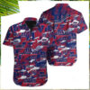 News Yorks Giants Football Fish Custom Name Hawaiian Shirt
