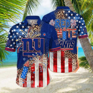 News Yorks Giants Independence Day Hawaiian Shirt