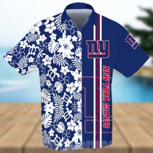 News Yorks Giants NFL Aloha Beach Hawaiian Shirt