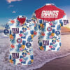News Yorks Giants NFL Aloha White Background Hawaiian Shirt