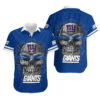 News Yorks Giants Sugar Skull NFL Hawaiian Shirt