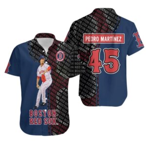 Pedro Martinez Boston Red Sox Legacy Hawaiian Shirt