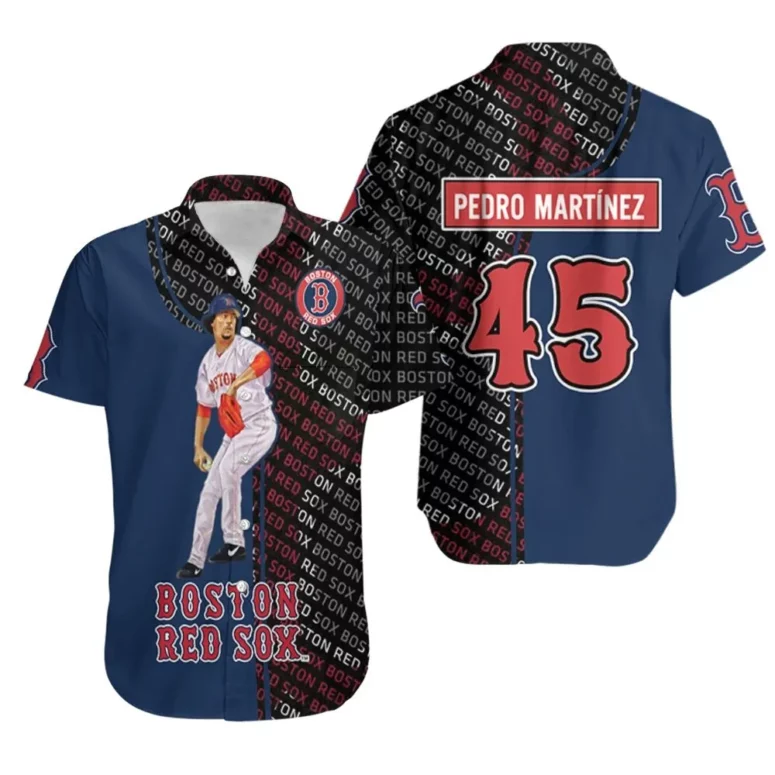 Pedro Martinez Boston Red Sox Legacy Hawaiian Shirt Pedro Martinez Boston Red Sox Legacy Hawaiian Shirt