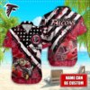 Personalized Atlanta Falcons Stars and Stripes Hawaiian Shirt