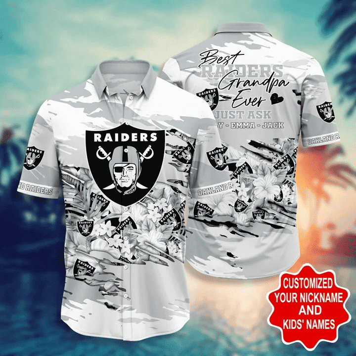 Personalized Best Raiders Grandpa Ever Just Ask Hawaiian Shirt Personalized Best Raiders Grandpa Ever Just Ask Hawaiian Shirt