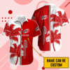Personalized Carolina Hurricanes Palm Bliss Hawaiian Shirt
