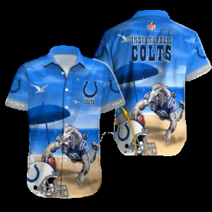 Personalized Indianapolis Colts Beautiful Beach Hawaiian Shirt
