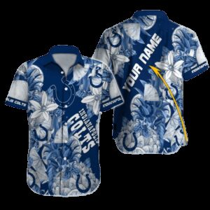 Personalized Indianapolis Colts Indy Breeze Aloha Shirt