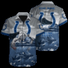 Personalized Indianapolis Colts Sunlit Wave Hawaiian Shirt