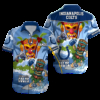 Personalized Indianapolis Colts Tiki Blue Thunder Aloha Shirt