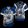 Personalized Indianapolis Colts Tropical Gridiron Hawaiian Shirt