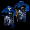 Personalized Indianapolis Colts Tropical Victory Aloha Shirt