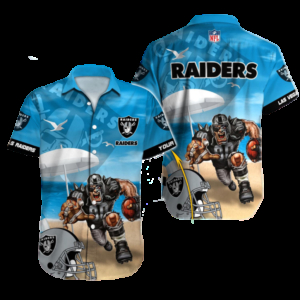 Personalized Las Vegas Raiders Beach Blitz Hawaiian Shirt