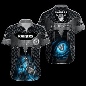 Personalized Las Vegas Raiders Dragon Eye Hawaiian Shirt