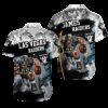 Personalized Las Vegas Raiders Grunge Blitz Hawaiian Shirt