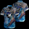 Personalized Las Vegas Raiders Marlin Frenzy Hawaiian Shirt