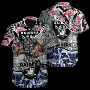 Personalized Las Vegas Raiders Oceanic Jungle Hawaiian Shirt