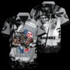Personalized Las Vegas Raiders Palm Blitz Hawaiian Shirt