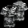 Personalized Las Vegas Raiders Retro Sunset Hawaiian Shirt