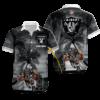 Personalized Las Vegas Raiders Tribal Sunset Hawaiian Shirt