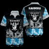 Personalized Las Vegas Raiders Tropical Glow Hawaiian Shirt
