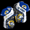 Personalized Los Angeles Rams Bold Wave Hawaiian Shirt