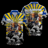 Personalized Los Angeles Rams Rising Sun Hawaiian Shirt