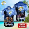 Personalized Los Angeles Rams Stormy Sunset Hawaiian Shirt