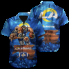 Personalized Los Angeles Rams Sunset Beach Hawaiian Shirt