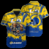 Personalized Los Angeles Rams Sunset Blitz Hawaiian Shirt