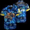 Personalized Los Angeles Rams Tropical Blaze Hawaiian Shirt