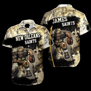 Personalized New Orleans Saints Beast Mode Hawaiian Shirt