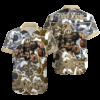 Personalized New Orleans Saints Camo Warrior Hawaiian Shirt