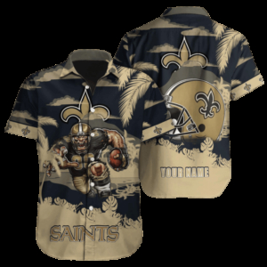 Personalized New Orleans Saints Desert Storm Hawaiian Shirt