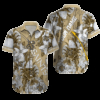 Personalized New Orleans Saints Floral Gold Hawaiian Shirt