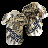 Personalized New Orleans Saints Golden Swirl Hawaiian Shirt