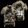 Personalized New Orleans Saints Golden Tropic Bloom Hawaiian Shirt