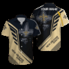Personalized New Orleans Saints Shadow Crest Hawaiian Shirt
