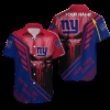 Personalized New York Giants Champion Stripes Hawaiian Shirt