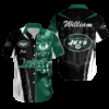 Personalized New York Jets Gridiron Star Hawaiian Shirt
