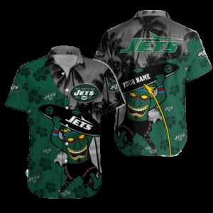 Personalized New York Jets Tiki Spirit Hawaiian Shirt