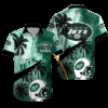 Personalized New York Jets Tropical Helmet Hawaiian Shirt