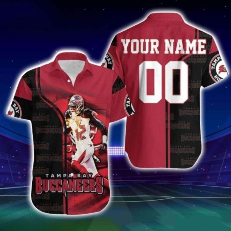 Personalized Tampa Bay Buccaneers Legend Tom Brady Running Hawaiian Shirt Personalized Tampa Bay Buccaneers Legend Tom Brady Running Hawaiian Shirt