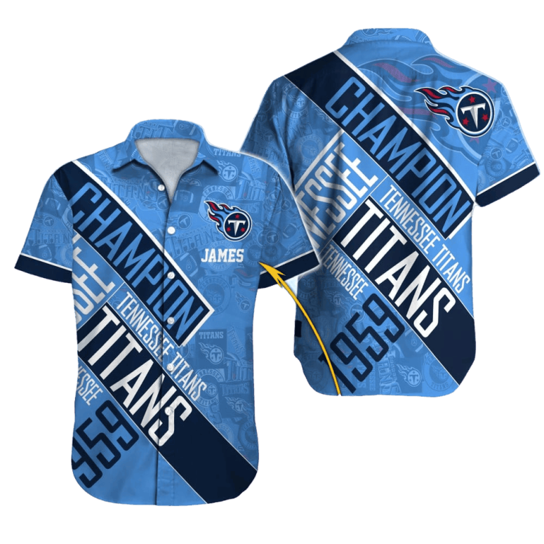 Personalized Tennessee Titans Champion Legacy Hawaiian Shirt Personalized Tennessee Titans Champion Legacy Hawaiian Shirt