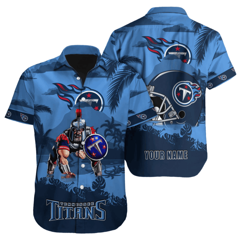 Personalized Tennessee Titans Island Defender Hawaiian Shirt Personalized Tennessee Titans Island Defender Hawaiian Shirt