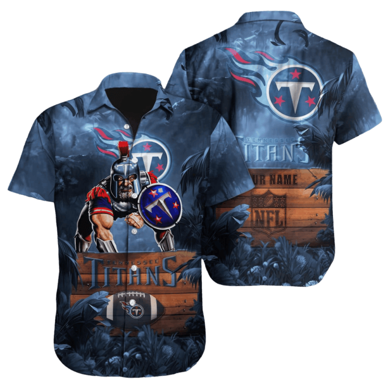 Personalized Tennessee Titans Island Warrior Hawaiian Shirt Personalized Tennessee Titans Island Warrior Hawaiian Shirt