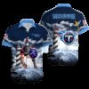 Personalized Tennessee Titans Lighthouse Guardian Hawaiian Shirt